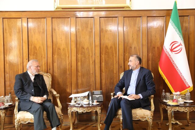 دیدار امیرعبداللهیان با متکی دیدار امیرعبداللهیان با متکی