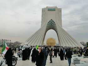 گزارش سانا از راهپیمایی ۲۲ بهمن در ایران
