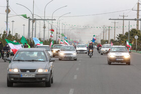 راهپیمایی خودرویی 22 بهمن قم