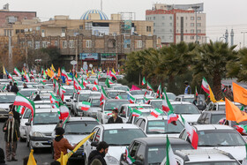 راهپیمایی خودرویی 22 بهمن قم