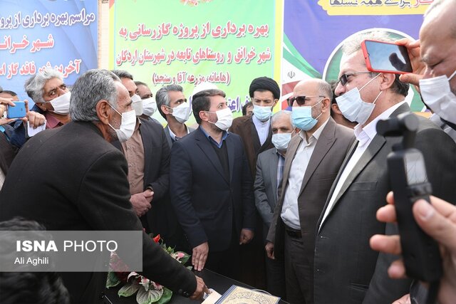 گاز به شهر خرانق رسید