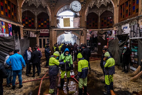 آتش‌سوزی در بازار بزرگ تهران