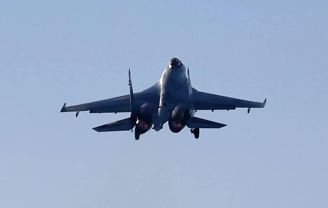 جنگنده‌های روسیه و بلاروس در مانورهای نظامی مشترک، یک هواپیمای نفوذی را رهگیری کردند