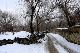 ایران زیباست؛ زمستان در كوچه باغ‌های همدان