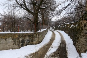 ایران زیباست؛ زمستان در كوچه باغ‌های همدان