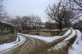 ایران زیباست؛ زمستان در كوچه باغ‌های همدان