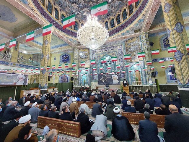 مراسم بزرگداشت ارتحال آیتالله العظمی صافی گلپایگانی در ورامین برگزار شد