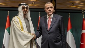 امضای ۱۲ توافقنامه ضمن سفر امروز اردوغان به امارات