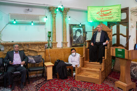 مراسم عمامه گذاری طلاب در روز میلاد حضرت علی(ع)