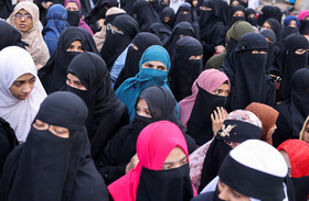مناقشه حجاب زنان مسلمان در هند به پرجمعیت‌ترین ایالت این کشور رسید