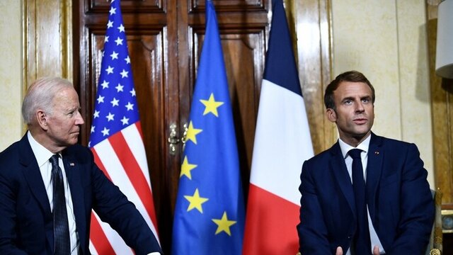 توافق ماکرون و بایدن بر سر بررسی اعلام عقب نشینی روسیه از مرز اوکراین توافق ماکرون و بایدن بر سر بررسی اعلام عقب نشینی روسیه از مرز اوکراین