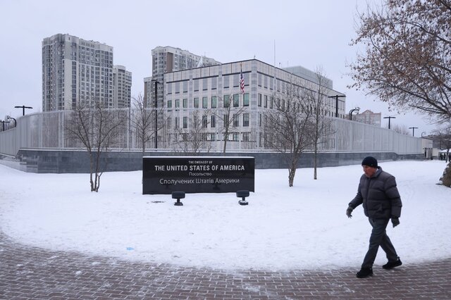 سفارت آمریکا در کییف آمریکا مقر "سیا" را موقتا از کییف جابجا کرد