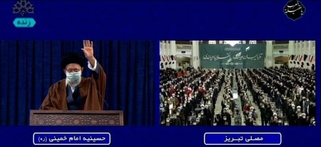 آغاز سخنرانی رهبر انقلاب بهمناسبت سالروز قیام مردم تبریز آغاز سخنرانی رهبر انقلاب بهمناسبت سالروز قیام مردم تبریز