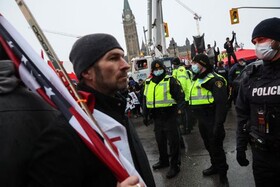 هشدارهای پلیس کانادا به معترضان و بازداشت ۲ چهره مطرح اعتراضات