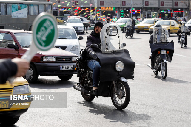 احداث نخستین مسیر ویژه موتورسواران در میدان توحید
