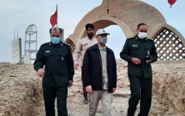 بازدید مسئول سازمان اردویی، راهیان نور و گردشگری بسیج از یادمانها و اردوگاههای استان ایلام