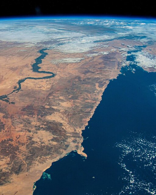 پرواز ماژول روسی بر فراز دریای سرخ