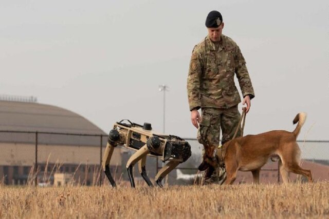 گشت‌زنی سگ‌های رباتیک در مرز آمریکا و مکزیک