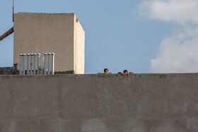 ریزش آوار ساختمانی و محبوس شدن دو کارگر - قم