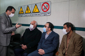 بازدید استاندار خراسان رضوی از خط ۲ قطارشهری مشهد
