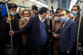 بازدید استاندار خراسان رضوی از خط ۲ قطارشهری مشهد
