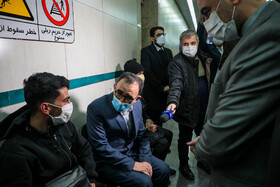 بازدید استاندار خراسان رضوی از خط ۲ قطارشهری مشهد
