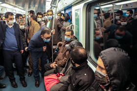 بازدید استاندار خراسان رضوی از خط ۲ قطارشهری مشهد
