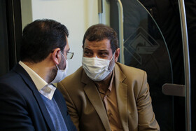 بازدید استاندار خراسان رضوی از خط ۲ قطارشهری مشهد
