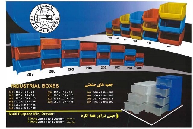 معرفی انواع جعبه ابزار پلاستیکی و پالت پلاستیکی