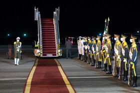 در حاشیه مراسم استقبال از رئیس جمهور در بازگشت از قطر