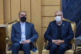 مراسم استقبال از رئیس جمهور در بازگشت از قطر