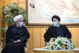 مراسم استقبال از رئیس جمهور در بازگشت از قطر