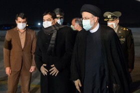 مراسم استقبال از رئیس جمهور در بازگشت از قطر