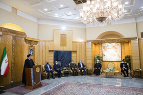 مراسم استقبال از رئیس جمهور در بازگشت از قطر