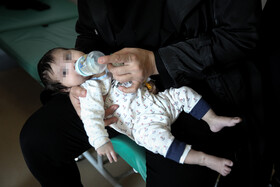 بخش بستری بیماران مشکوک به کرونا بیمارستان اکبر مشهد