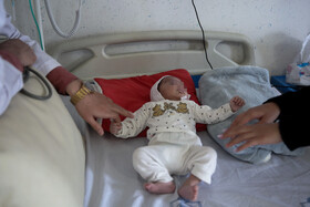 بخش بستری بیماران مشکوک به کرونا بیمارستان اکبر مشهد