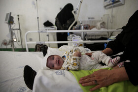 بخش بستری بیماران مشکوک به کرونا بیمارستان اکبر مشهد