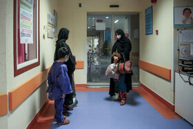 بخش بستری بیماران مشکوک به کرونا بیمارستان اکبر مشهد