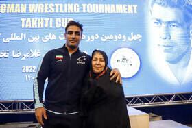 قاسمی منجزی: دیگر مادرم را به سالن کشتی نمی آورم!