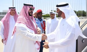ولیعهد ابوظبی و معاون وزیر دفاع عربستان درباره مسائل نظامی رایزنی کردند
