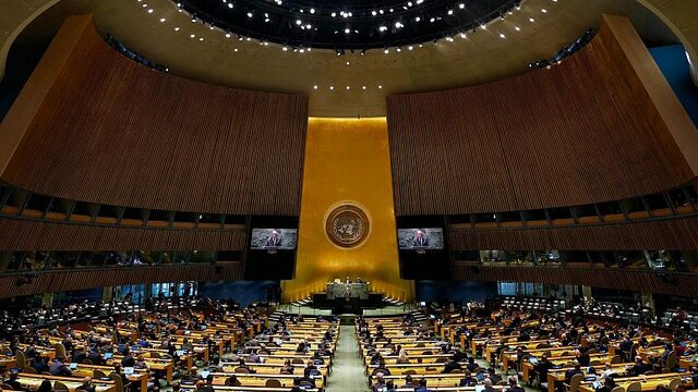 نشست ویژه مجمع عمومی سازمان ملل؛ تاکید بر پایان فوری عملیات نظامی در اوکراین نشست ویژه مجمع عمومی سازمان ملل؛ تاکید بر پایان فوری عملیات نظامی در اوکراین