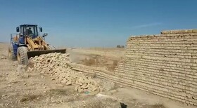 تخریب ۵۳ مورد ساخت و ساز غیرمجاز در ورامین