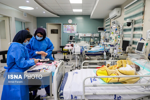 عکس آرشیوی است افزایش موارد بستری و فوت ناشی از کرونا در فارس