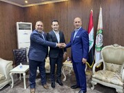 دیدار رییس فدراسیون جودو با مسئولان ورزش عراق