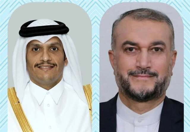گفتوگوی وزیر خارجه قطر با امیرعبداللهیان گفتوگوی وزیر خارجه قطر با امیرعبداللهیان