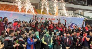 قهرمانی تیم شهید هاشمینژاد مشهد در لیگ شنا