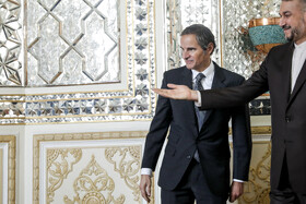 دیدار رافائل گروسی، مدیر کل آژانس بین‌المللی انرژی با حسین امیرعبداللهیان، وزیر امور خارجه