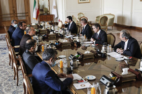 دیدار رافائل گروسی، مدیر کل آژانس بین‌المللی انرژی با حسین امیرعبداللهیان، وزیر امور خارجه