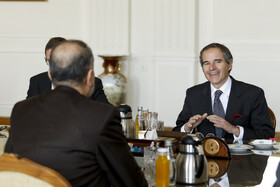 دیدار رافائل گروسی، مدیر کل آژانس بین‌المللی انرژی با حسین امیرعبداللهیان، وزیر امور خارجه