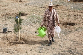 مراسم روز درخت‌کاری در مشهد
